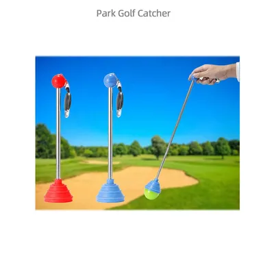 Park Golf Sucker Ball Picker Retractable Plastic Metal Portable Supplies