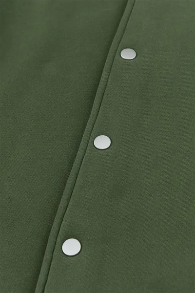 American Style Loose Solid Color With Fur Baseball Uniform