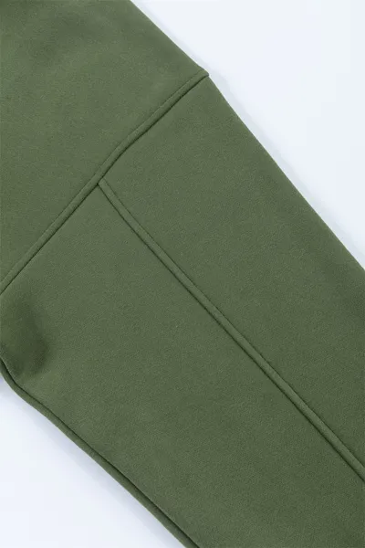American Style Loose Solid Color With Fur Baseball Uniform
