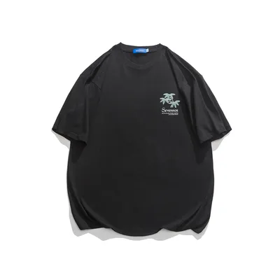 Trendy Back Japanese Style Creative Printed Short Sleeve