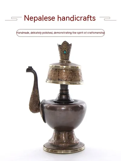 Gilding Supplies Benpakistan Pot Nibo Copper Carved Water Filter Bottle