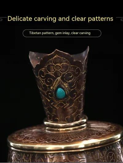 Gilding Supplies Benpakistan Pot Nibo Copper Carved Water Filter Bottle