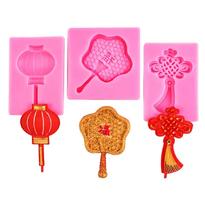 New Year Birthday Celebration Baking Cake Dessert Table Decoration Silicone Mold