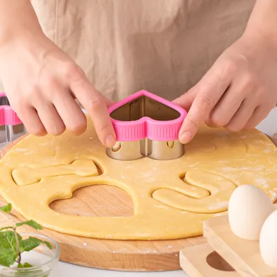 Stainless Steel 3-piece Biscuit Mold