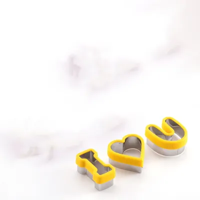 Stainless Steel 3-piece Biscuit Mold