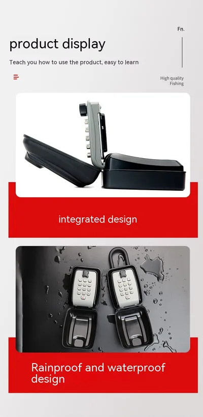 Home Decoration Shop Administrator Button Password Lock Keys' Box