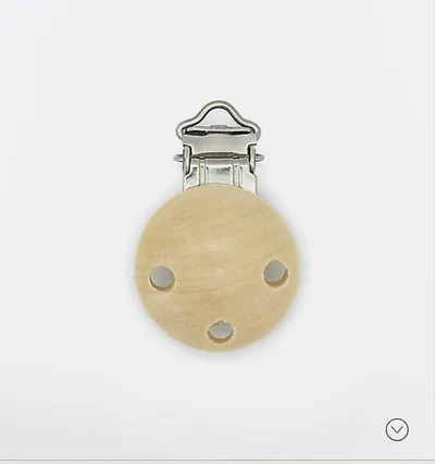 Colorful Three-hole Round Baby Comfort Pacifier Clip