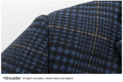 Spring Summer Slim-fit Casual Plaid Men's Suit Jackets