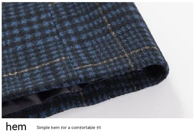 Spring Summer Slim-fit Casual Plaid Men's Suit Jackets