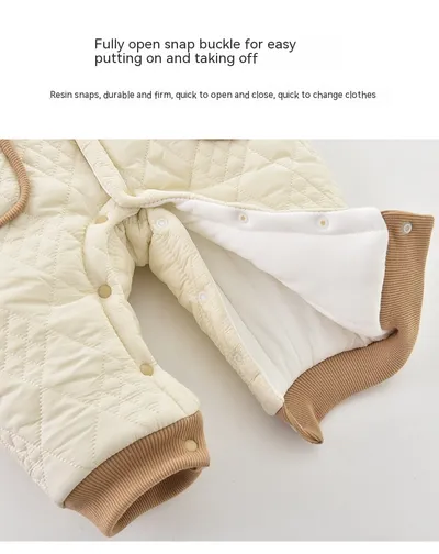 Cotton Padded Thickened Autumn And Winter Baby Jumpsuit