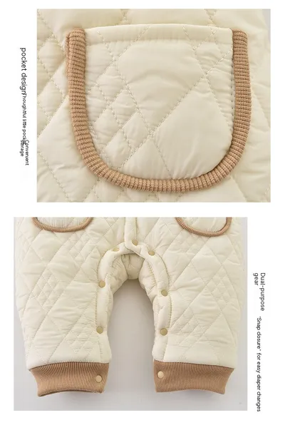 Cotton Padded Thickened Autumn And Winter Baby Jumpsuit