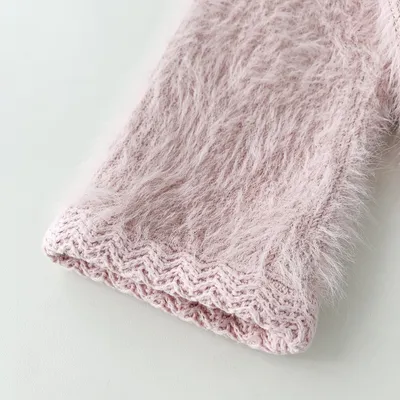 Knitted Cardigan Mohair Sweater Long Sleeve Coat