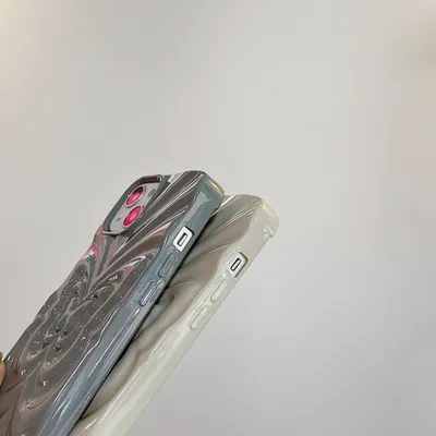 Solid Color Three-dimensional Butterfly Phone Case