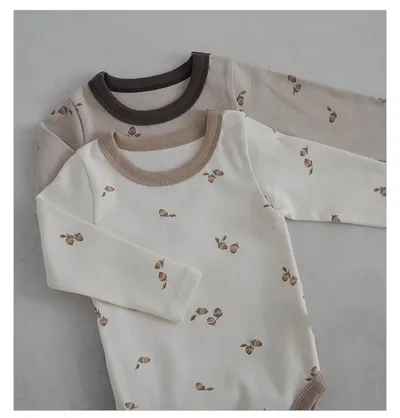 Baby Rompers Bottoming Romper Two-piece Pants Boys And Girls Baby Homewear Children Suit