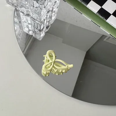 Color Bow Mini Side Bangs Small Jaw Clip Side Clip Princess Hair Claw