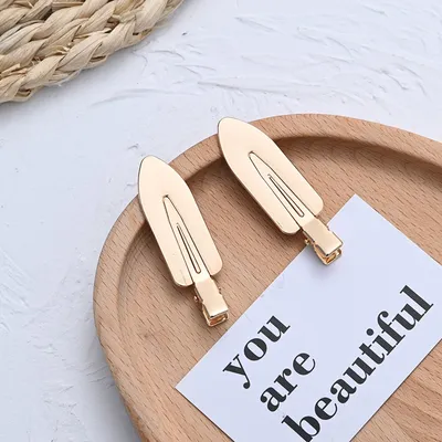 Small Leaf Duckbill Clip DIY Seamless Hair Clip Handmade Material