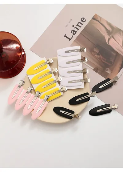 Small Leaf Duckbill Clip DIY Seamless Hair Clip Handmade Material
