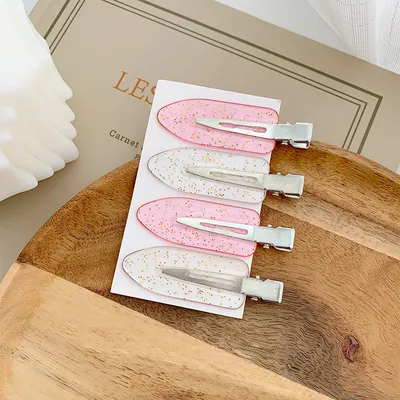 Small Leaf Duckbill Clip DIY Seamless Hair Clip Handmade Material