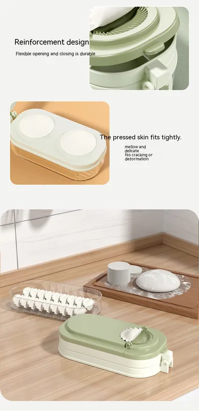 Household Multi-functional Three-in-one Dumpling Making Mold Kitchen Gadgets