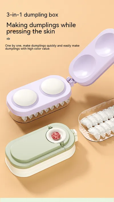 Household Multi-functional Three-in-one Dumpling Making Mold Kitchen Gadgets