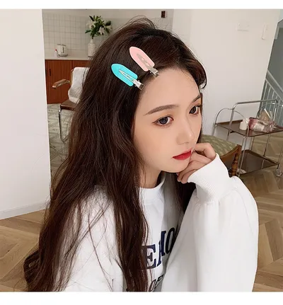 Small Leaf Duckbill Clip DIY Seamless Hair Clip Handmade Material