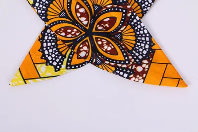 European And American Women's Batik Cloth Hair Band Ankara Fabric Hair Ring