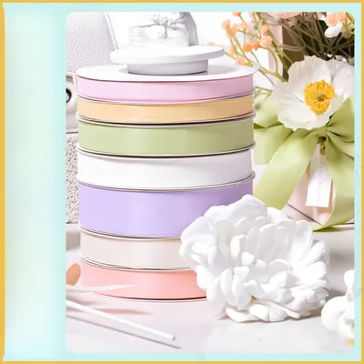 Milk Silk Ribbon DIY Gift Box Packaging Wedding Ribboncolored