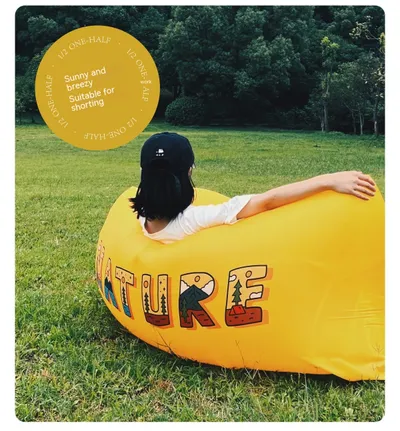 Inflatable Sofa Air Sofa Outdoor Supplies Portable Folding Camping