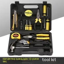 13-piece Multi-functional Hardware Kits Dual Use In Car And Home Combination Toolbox With Sharp