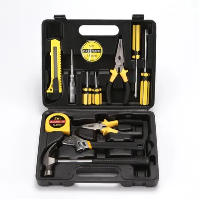 13-piece Multi-functional Hardware Kits Dual Use In Car And Home Combination Toolbox With Sharp