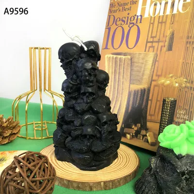 Skull Candle Silicone Mold Candle Mould Three-dimensional Skull Head Candle Mould