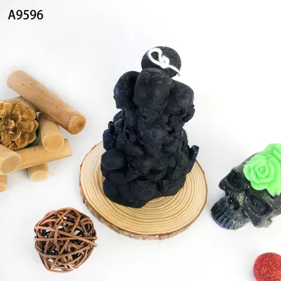 Skull Candle Silicone Mold Candle Mould Three-dimensional Skull Head Candle Mould
