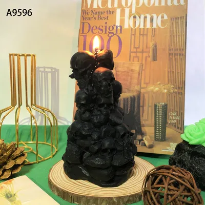 Skull Candle Silicone Mold Candle Mould Three-dimensional Skull Head Candle Mould