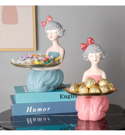 Nordic Creative Hallway Put Key Storage Box Resin Crafts Entrance Shoe Cabinet Tray Furnishings Ornaments