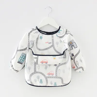 Baby Eating Clothes Apron Kid Gown Baby Bib Waterproof