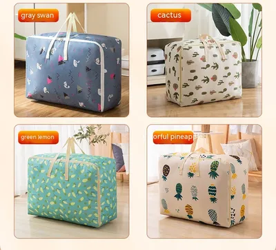 Large Capacity Moving And Storage Cotton Quilt Bags