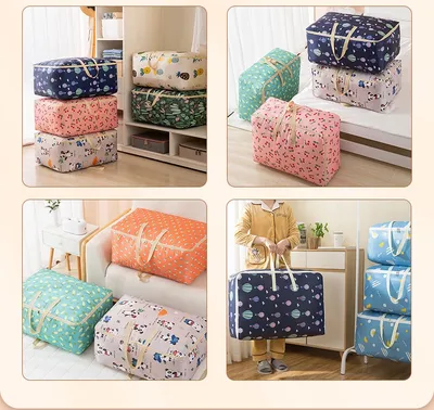 Large Capacity Moving And Storage Cotton Quilt Bags