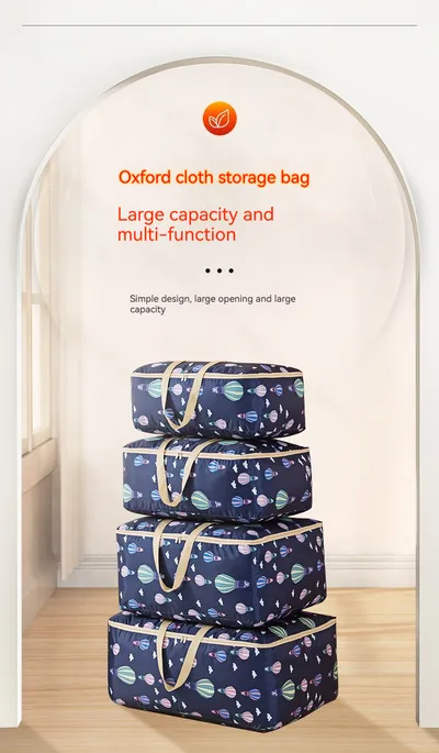 Large Capacity Moving And Storage Cotton Quilt Bags