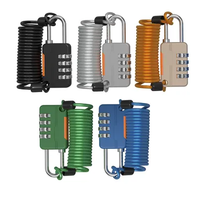 Color Matching Multi-purpose Luggage Gym Cabinet Padlock With Password Required