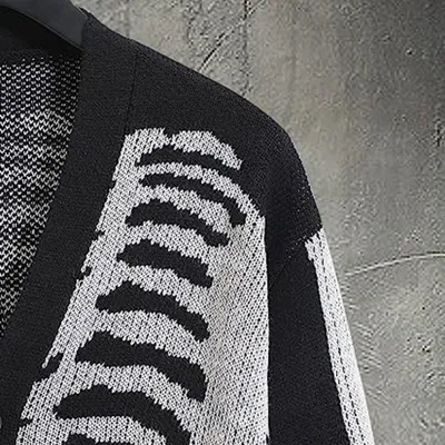 Autumn And Winter Sweater Coat Jacquard Halloween Knitted Cardigan