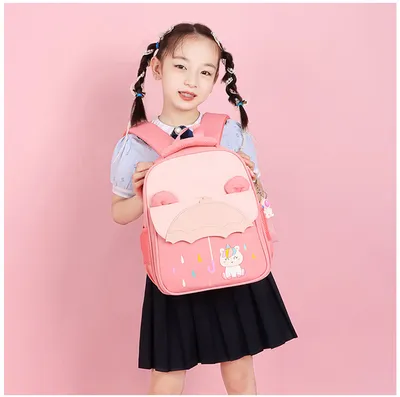 Pupils Intermediate And Advanced Kindergarten Classes Contrast Color Cartoon Backpack