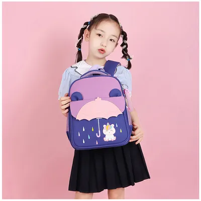Pupils Intermediate And Advanced Kindergarten Classes Contrast Color Cartoon Backpack