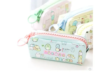 Creative Simple Cute Corner Animal Pencil Case