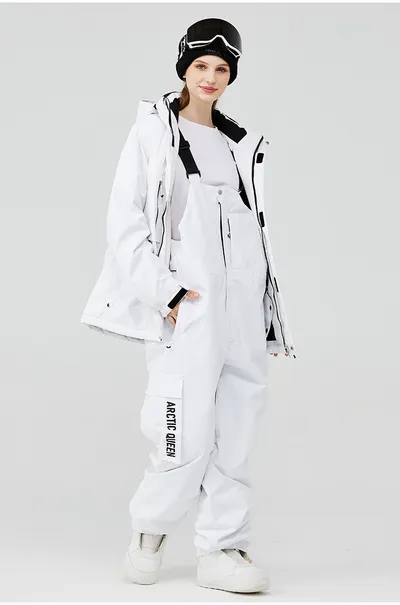 Men's And Women's Winter Outdoors Veneer Double Board Ski Suit