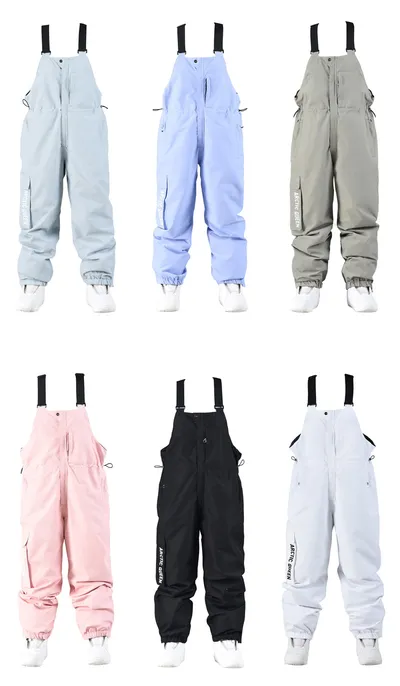 Men's And Women's Winter Outdoors Veneer Double Board Ski Suit
