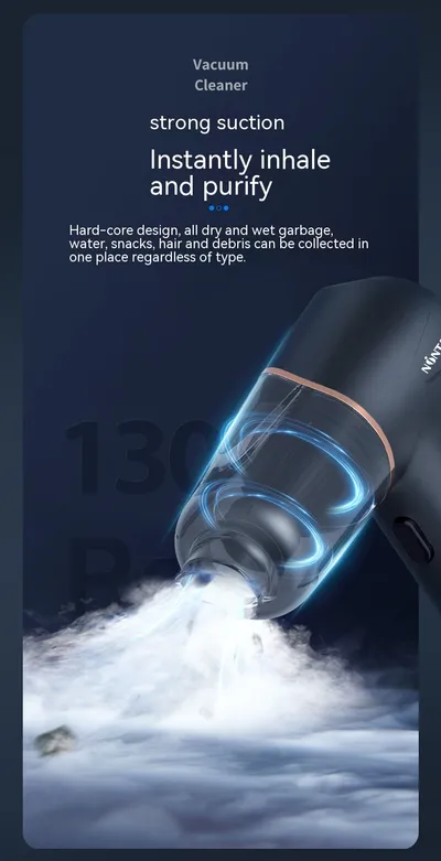 Car For Home And Car Mini Wireless Handheld Portable Vacuum Cleaner
