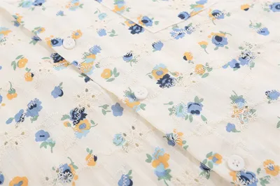 Floral Long Sleeve Shirt Men's Japanese Leisure Loose Cardigan