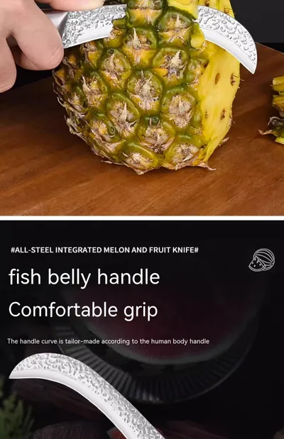 Stainless Steel Forged Banana Fruit Knife