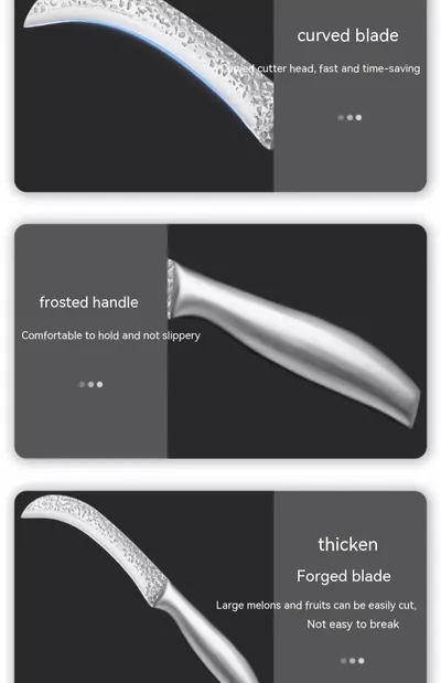 Stainless Steel Forged Banana Fruit Knife