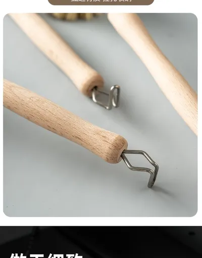 Long Handle Kitchen Can Be Brush Replacement Head Horse Hair Dish Brush